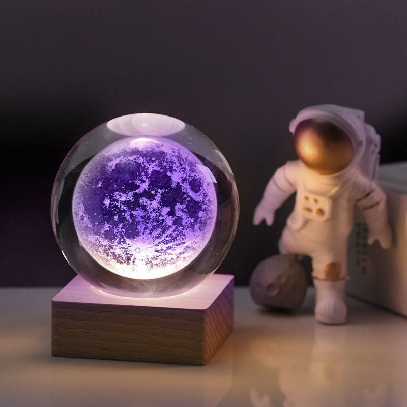 Lampada Decorativa in Cristallo 3D - Universo