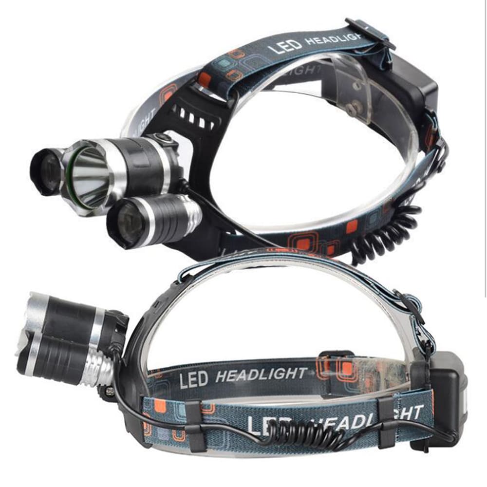 Lampada Frontale a LED Professionale (5000 Lumen) - Multifunzionale e Ricaricabile tramite USB