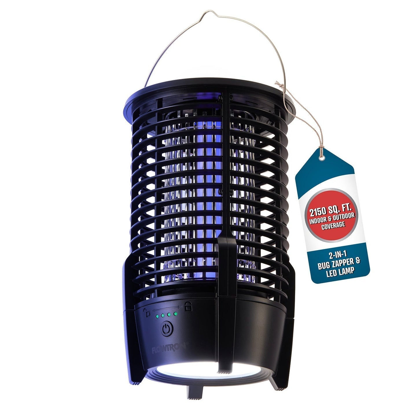 Lampada Insetticida Ricaricabile, Raggio d'Azione di 200 m²