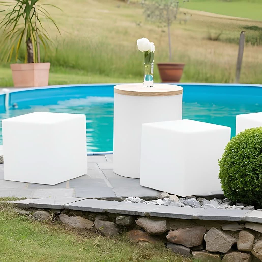 Lampada LED da giardino a cubo senza fili
