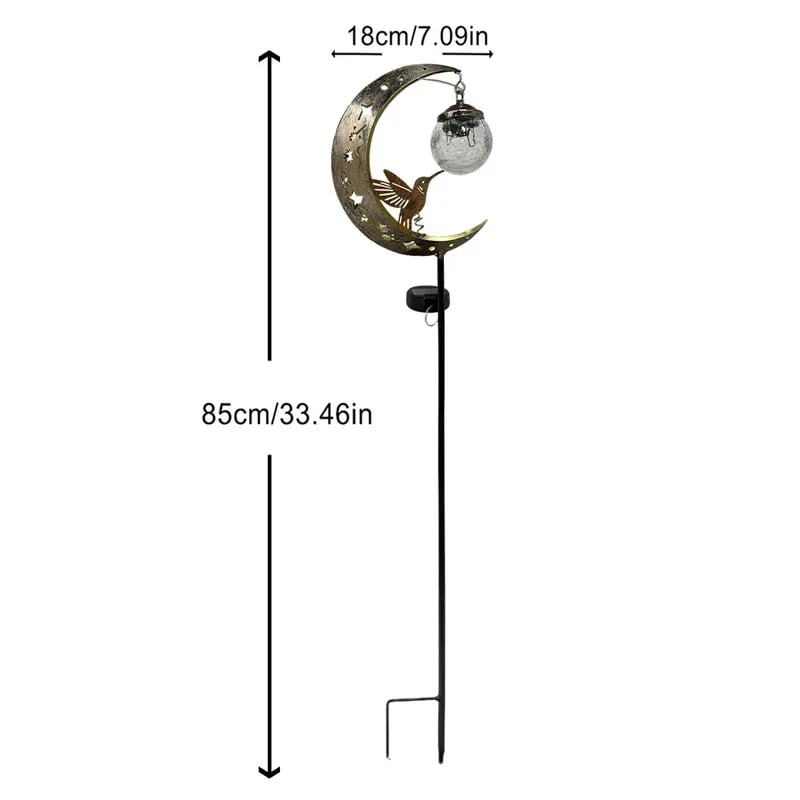 Lampada solare da giardino a LED a forma di farfalla