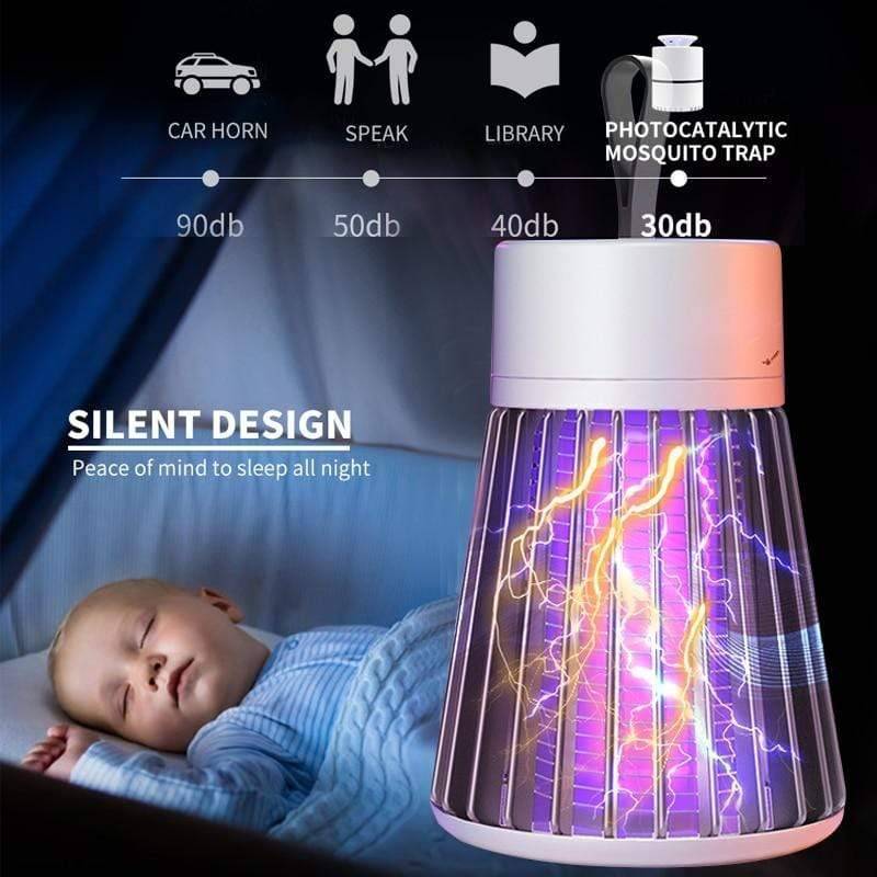 Lampada zanzariera elettrica portatile per casa e esterni