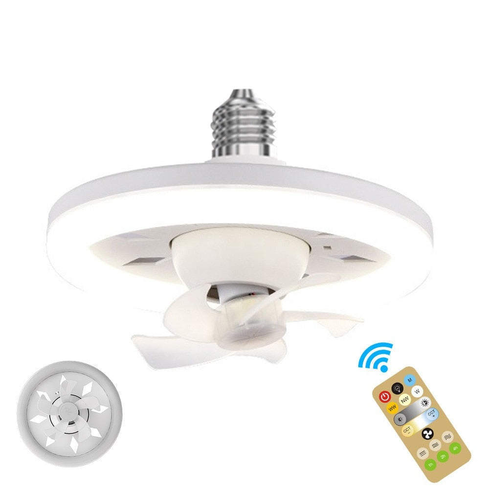 Lampadario da soffitto regolabile con ventilatore