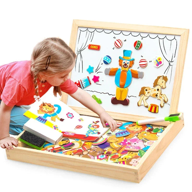 Lavagna magnetica per Disegno e Puzzle