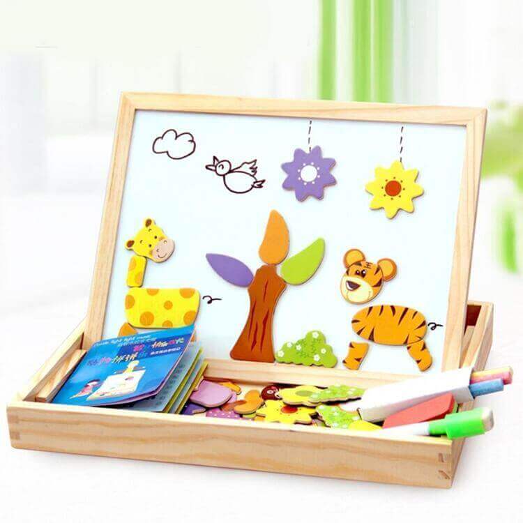 Lavagna magnetica per Disegno e Puzzle