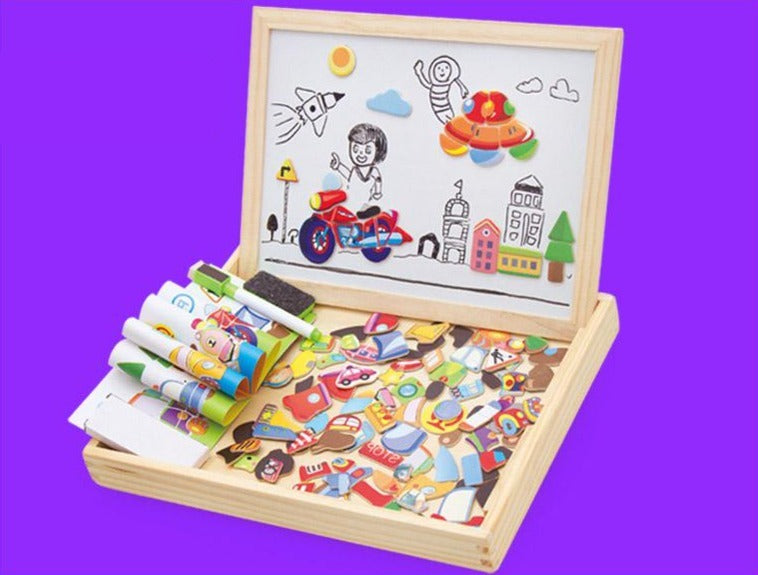 Lavagna magnetica per Disegno e Puzzle