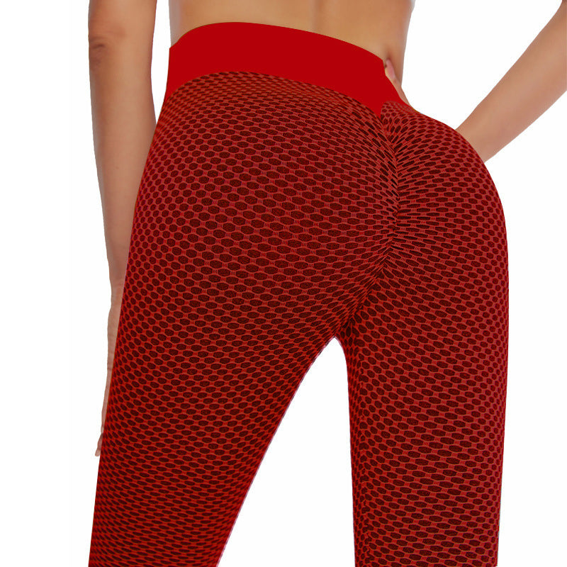 Leggings da Yoga a Vita Alta effetto Push-Up e Arricciati