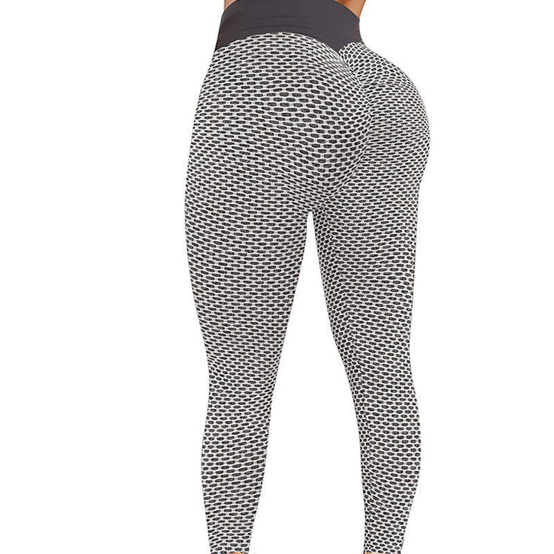 Leggings da Yoga a Vita Alta effetto Push-Up e Arricciati