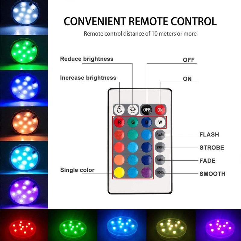 Luce LED Impermeabile ad Aggancio Magnetico con Telecomando