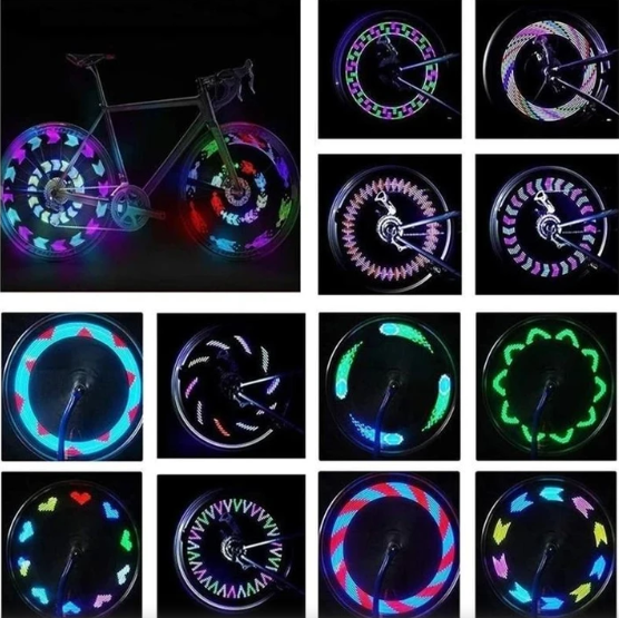 Luci a LED 3D per Raggi di Bicicletta