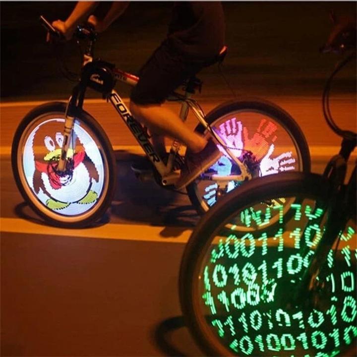 Luci a LED 3D per Raggi di Bicicletta