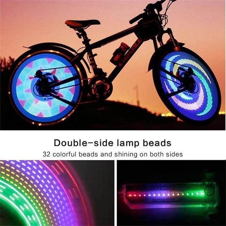Luci a LED 3D per Raggi di Bicicletta