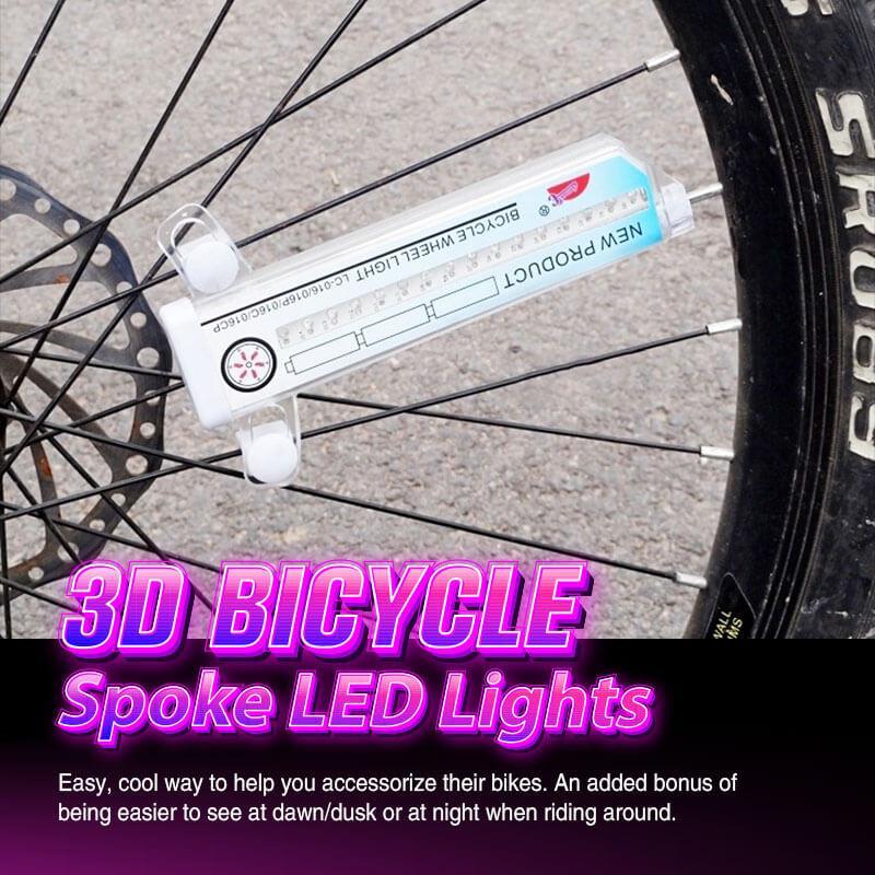 Luci a LED 3D per Raggi di Bicicletta
