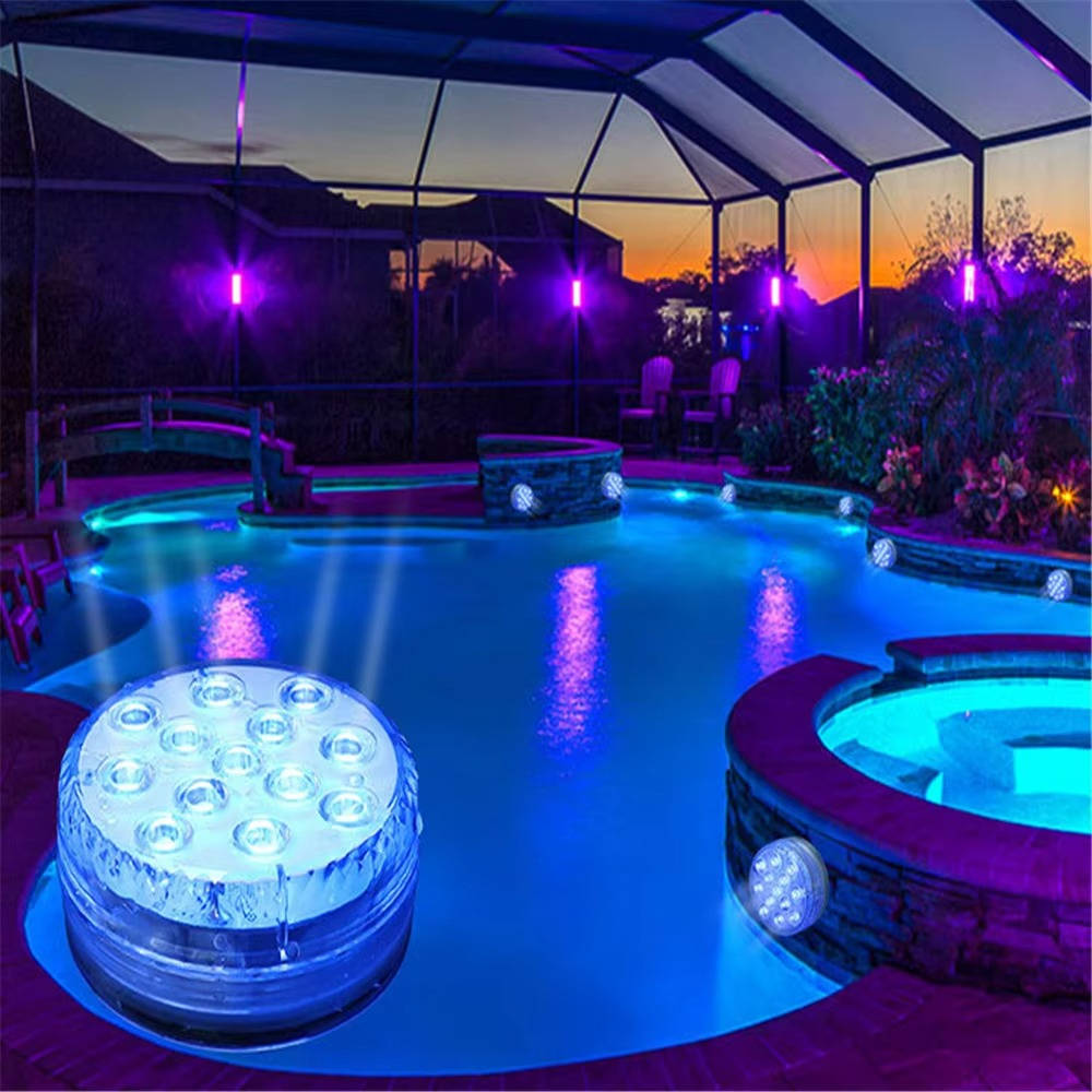 Luci a LED Subacquee per Piscina con Telecomando