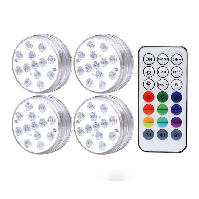 Luci a LED Subacquee per Piscina con Telecomando