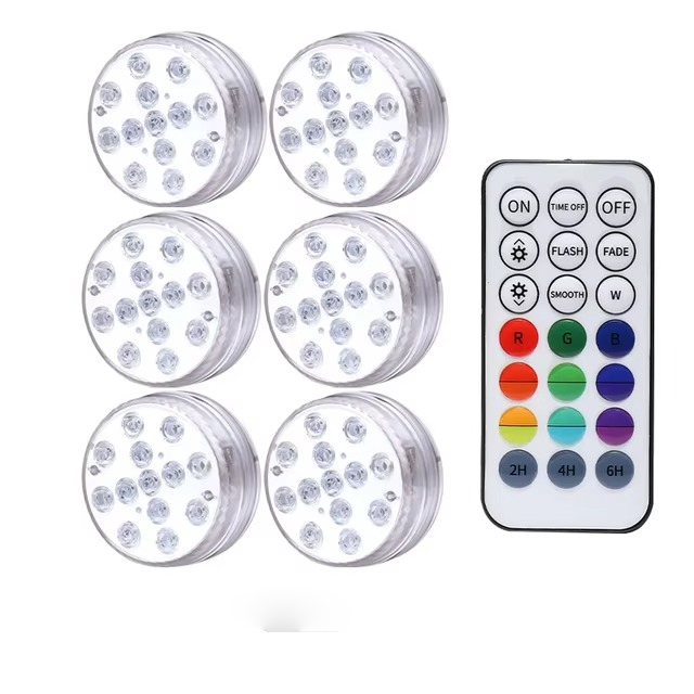 Luci a LED Subacquee per Piscina con Telecomando