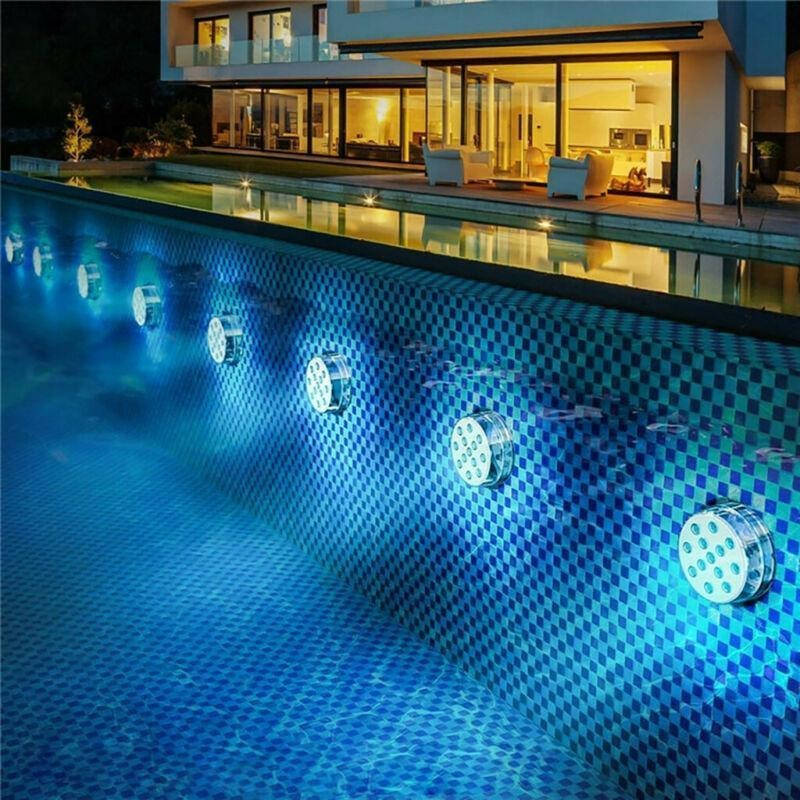 Luci a LED Subacquee per Piscina con Telecomando