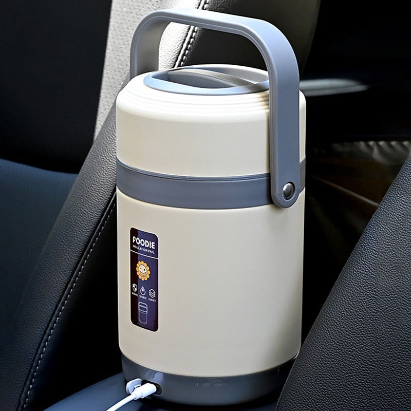 Lunch box riscaldabile USB | Scaldavivande portatile in acciaio inox 304