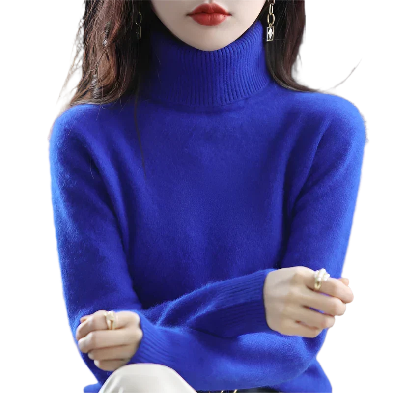 Lussuoso Maglione a Collo Alto da Donna | Elegante per Autunno e Inverno