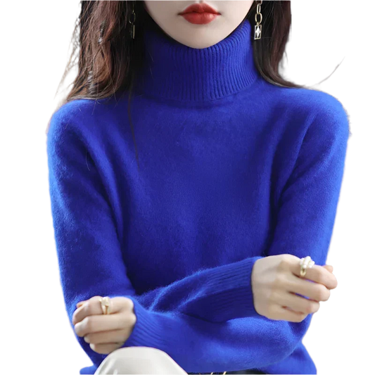 Lussuoso Maglione a Collo Alto da Donna | Elegante per Autunno e Inverno