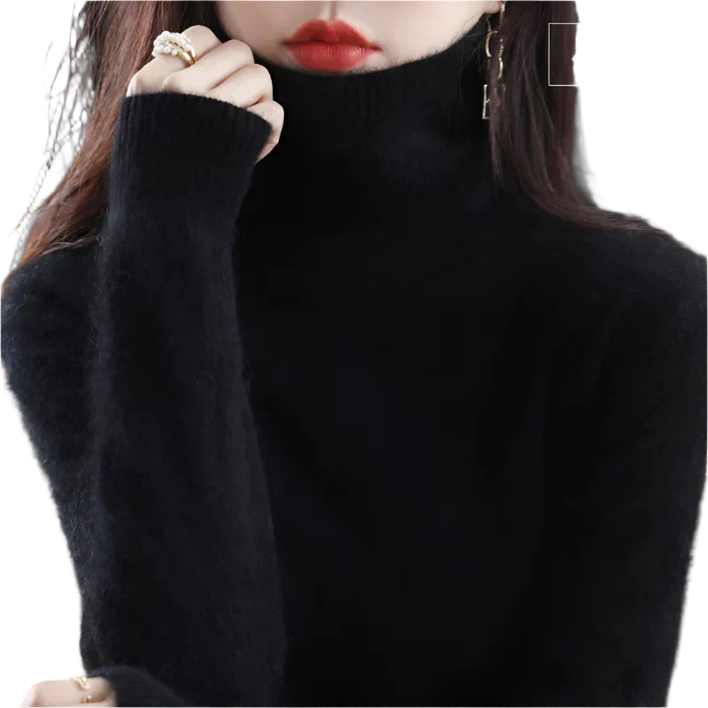 Lussuoso Maglione a Collo Alto da Donna | Elegante per Autunno e Inverno