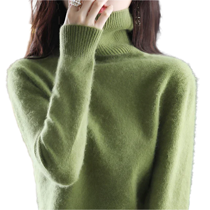 Lussuoso Maglione a Collo Alto da Donna | Elegante per Autunno e Inverno