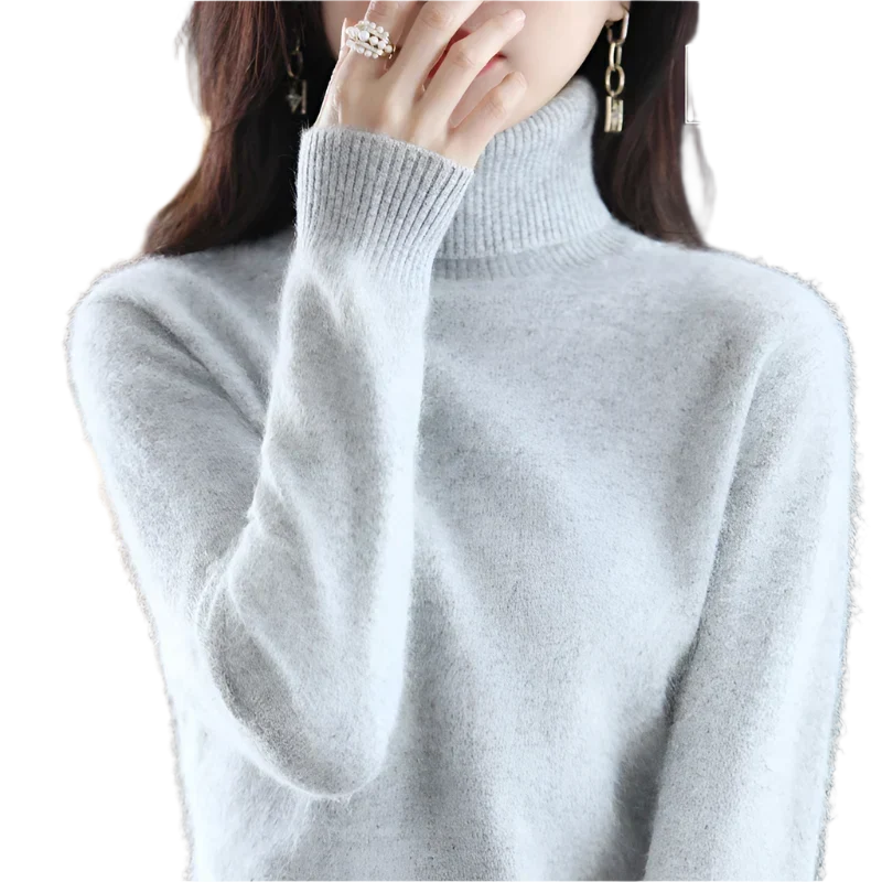Lussuoso Maglione a Collo Alto da Donna | Elegante per Autunno e Inverno