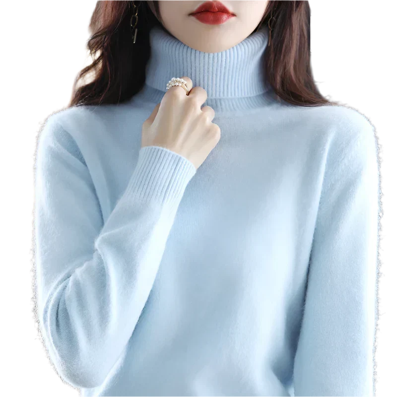 Lussuoso Maglione a Collo Alto da Donna | Elegante per Autunno e Inverno