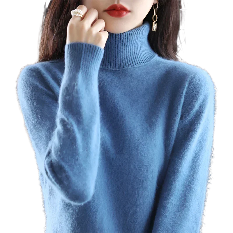 Lussuoso Maglione a Collo Alto da Donna | Elegante per Autunno e Inverno