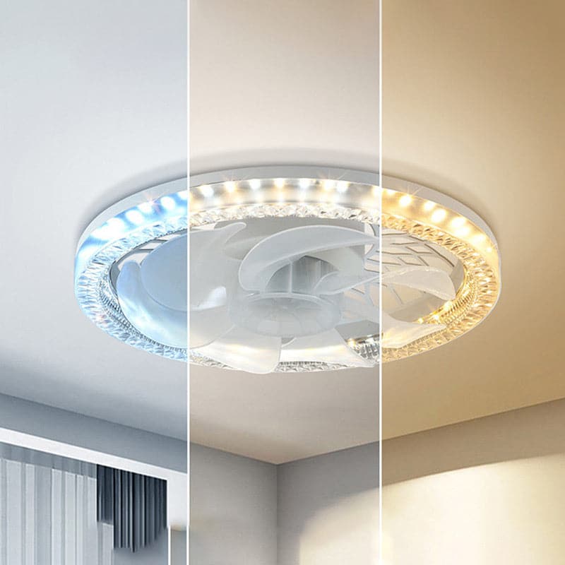 Lussuoso ventilatore da soffitto con luce