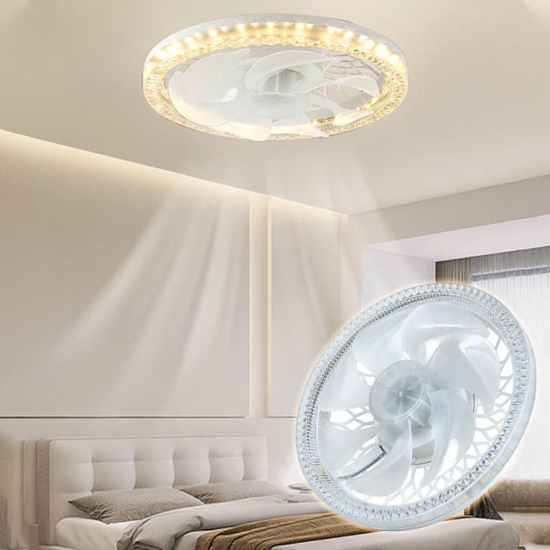 Lussuoso ventilatore da soffitto con luce