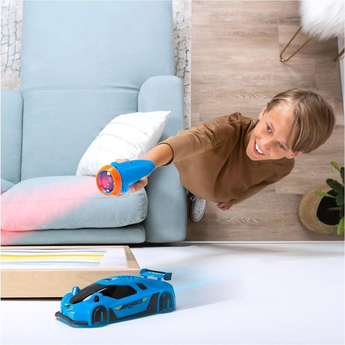Macchinina Radiocomandata da Arrampicata AeroClimb con Acrobazie a 360° e Luci LED – Auto Telecomandata per Bambini
