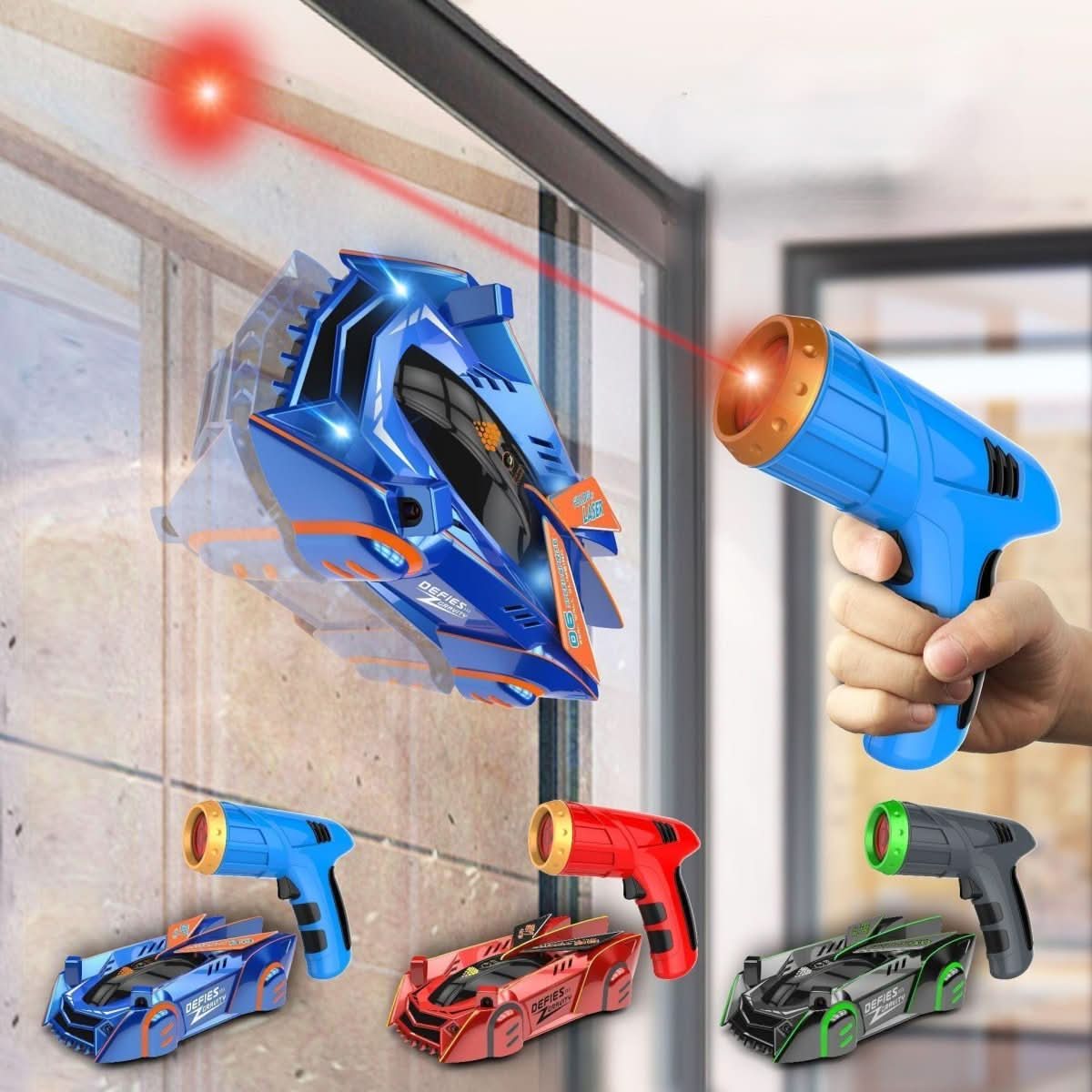 Macchinina Radiocomandata da Arrampicata AeroClimb con Acrobazie a 360° e Luci LED – Auto Telecomandata per Bambini