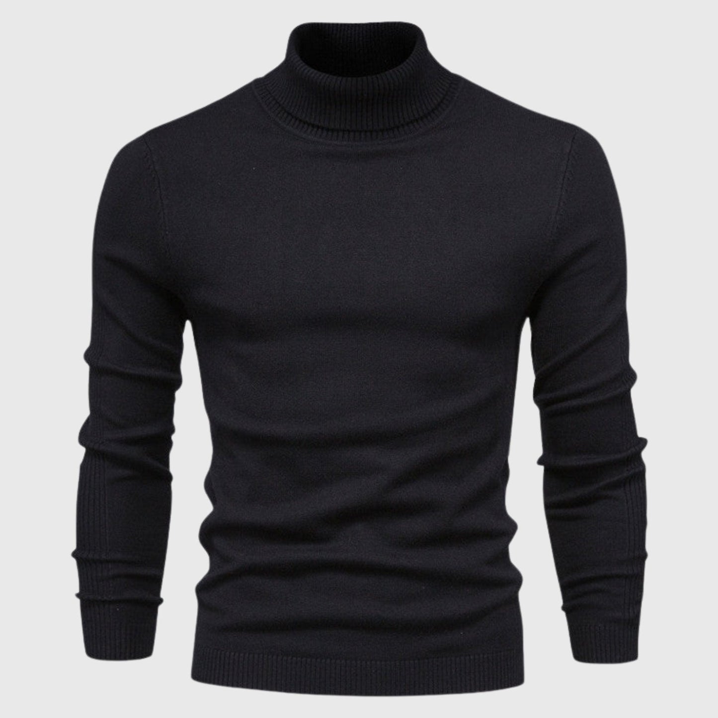 Maglione a Collo Alto Classico da Uomo con Vestibilità Comoda e Stile Senza Tempo