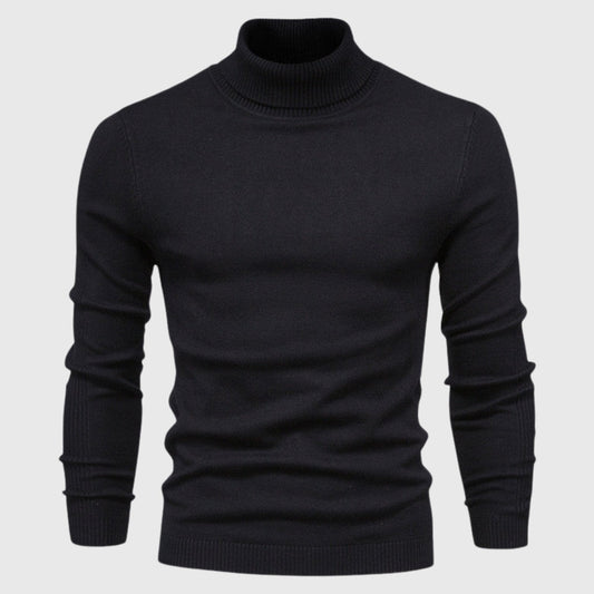Maglione a Collo Alto Classico da Uomo con Vestibilità Comoda e Stile Senza Tempo