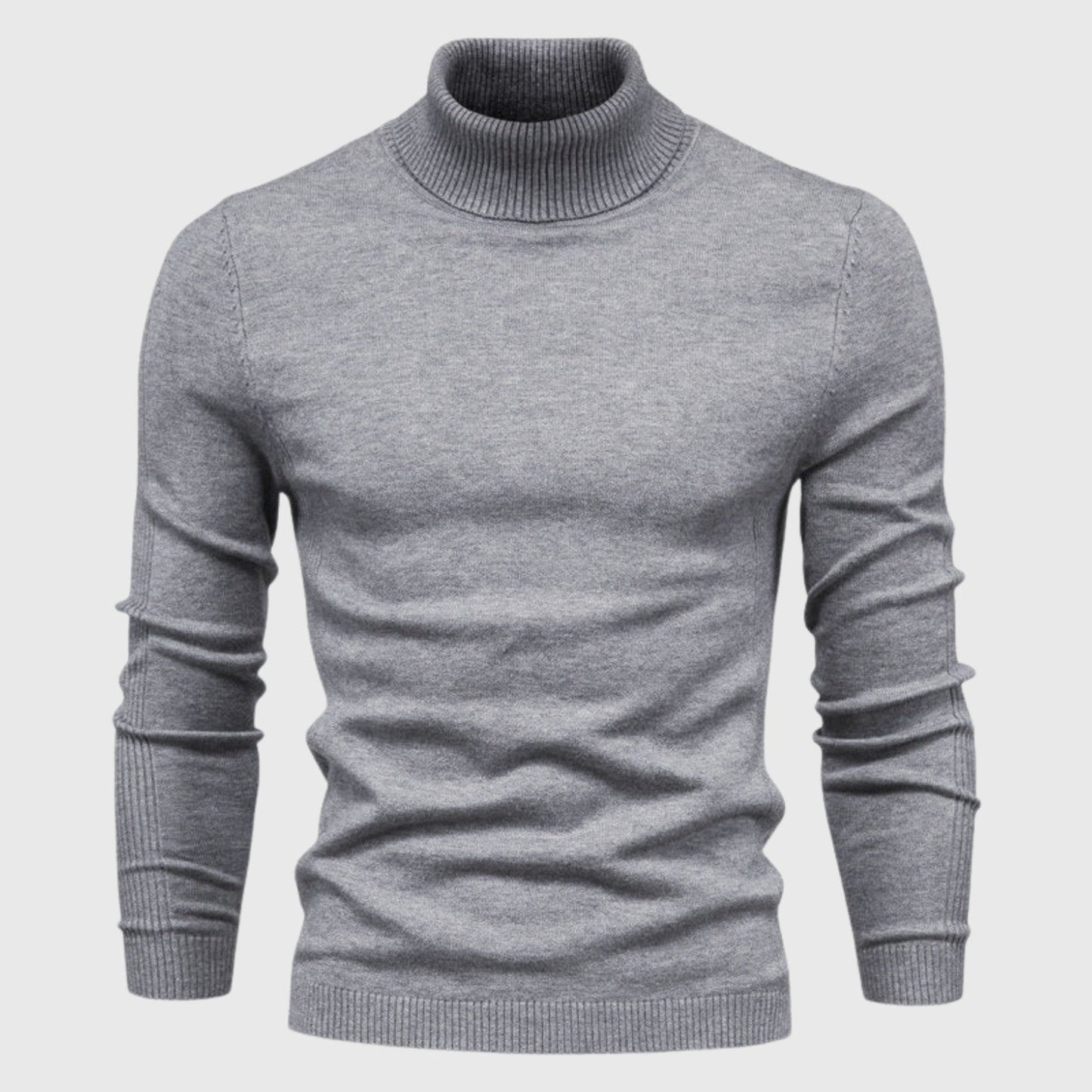Maglione a Collo Alto Classico da Uomo con Vestibilità Comoda e Stile Senza Tempo