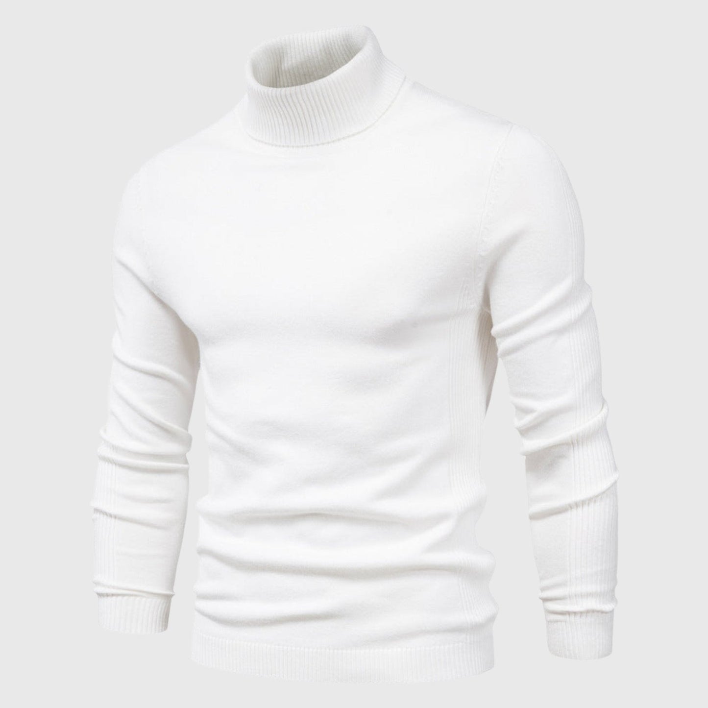 Maglione a Collo Alto Classico da Uomo con Vestibilità Comoda e Stile Senza Tempo