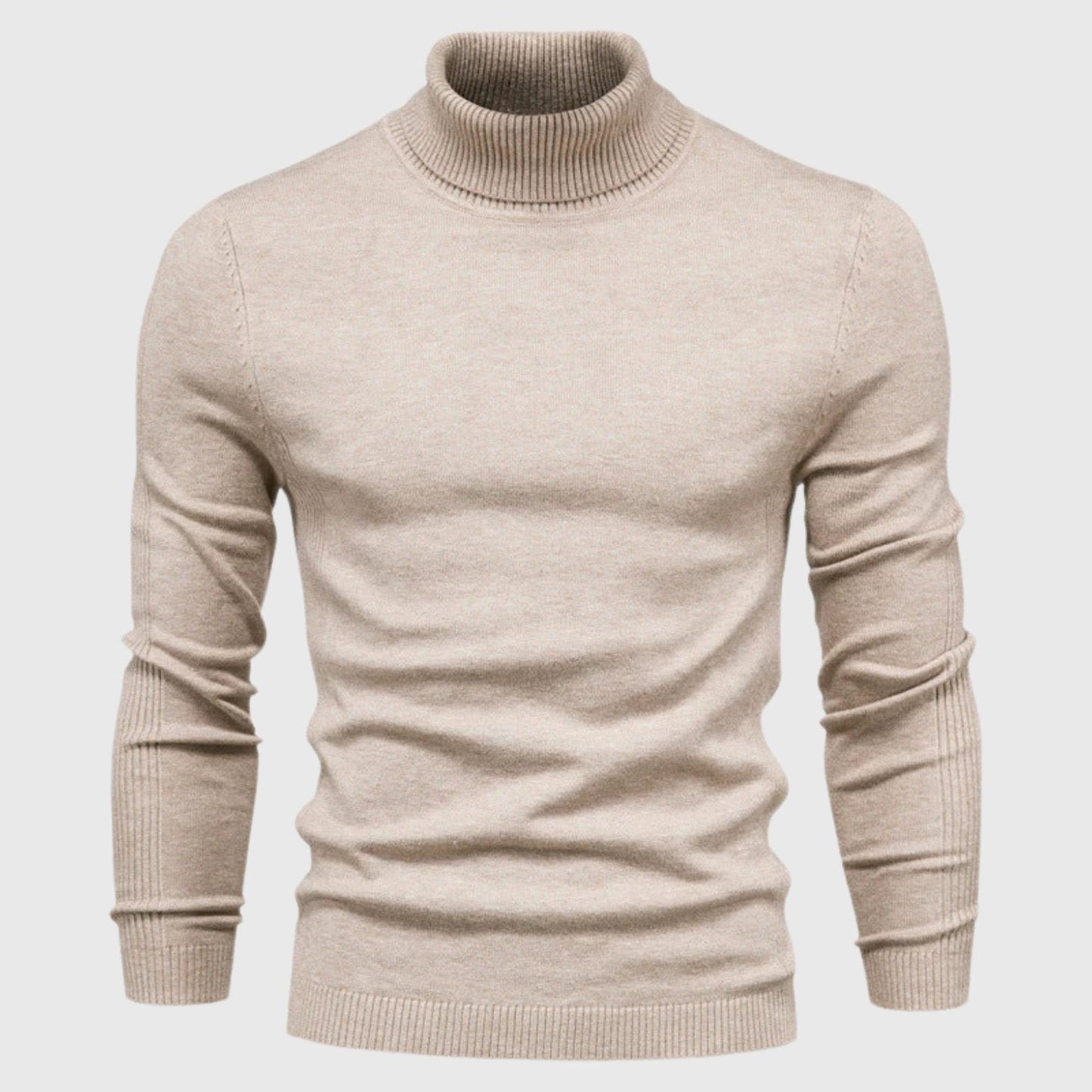 Maglione a Collo Alto Classico da Uomo con Vestibilità Comoda e Stile Senza Tempo