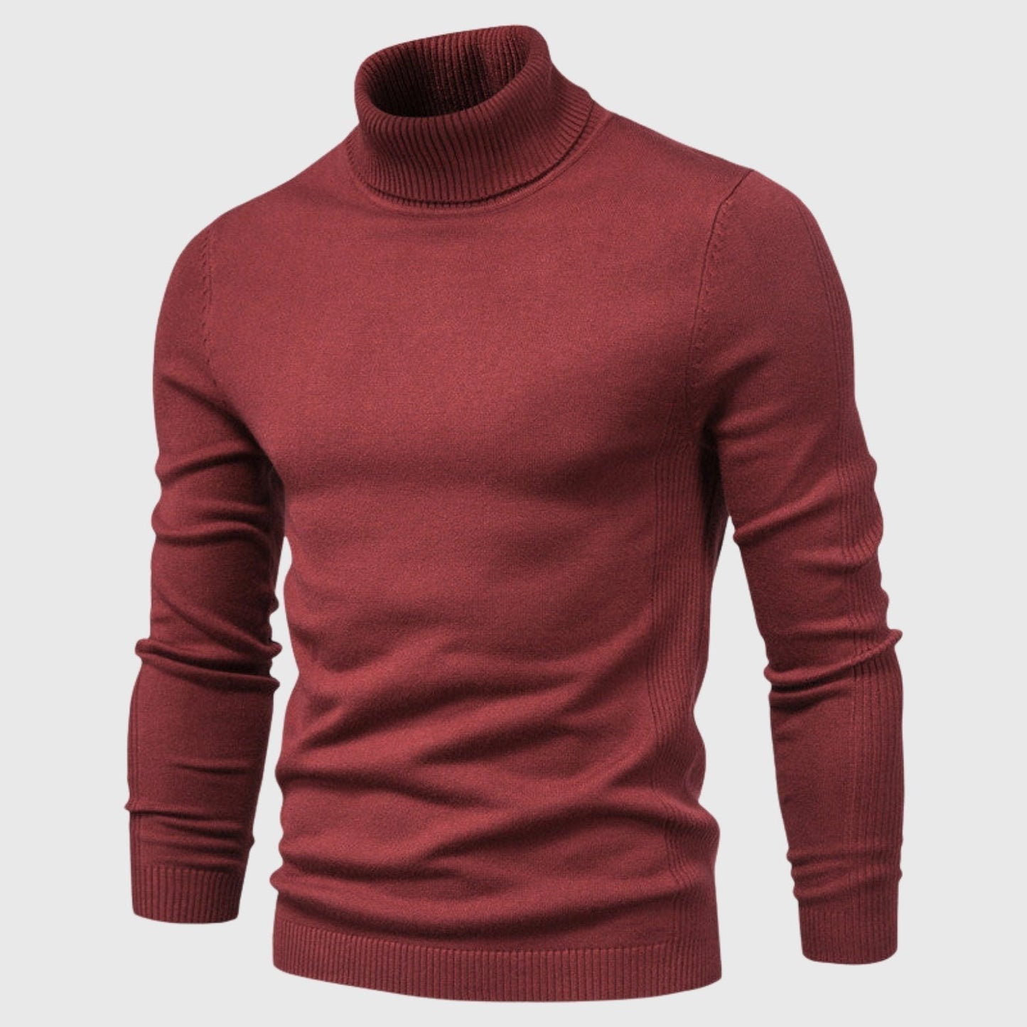Maglione a Collo Alto Classico da Uomo con Vestibilità Comoda e Stile Senza Tempo
