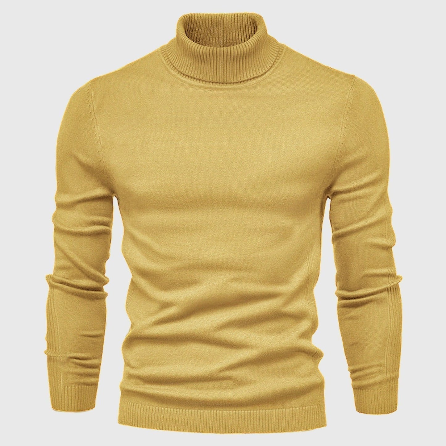 Maglione a Collo Alto Classico da Uomo con Vestibilità Comoda e Stile Senza Tempo