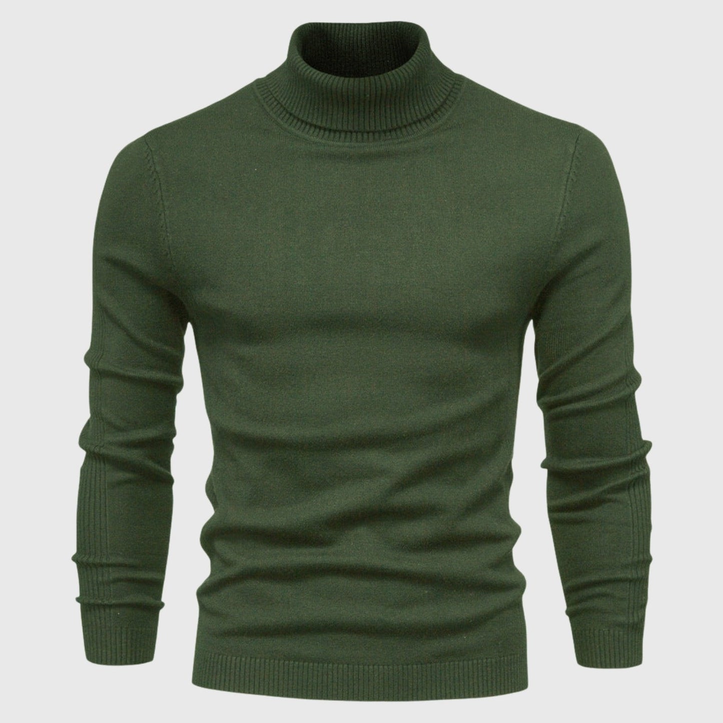 Maglione a Collo Alto Classico da Uomo con Vestibilità Comoda e Stile Senza Tempo