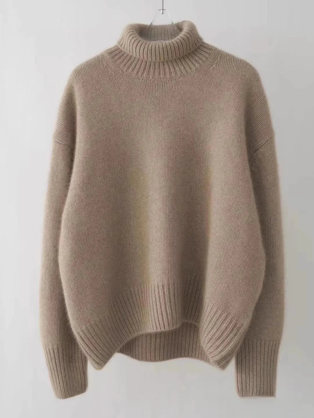 Maglione a Collo Alto da Donna in Cashmere