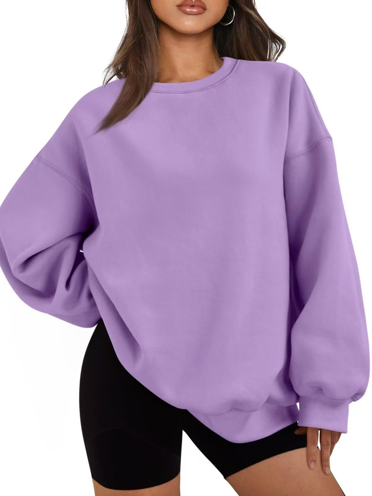 Maglione casual da donna oversize vestibilità morbida