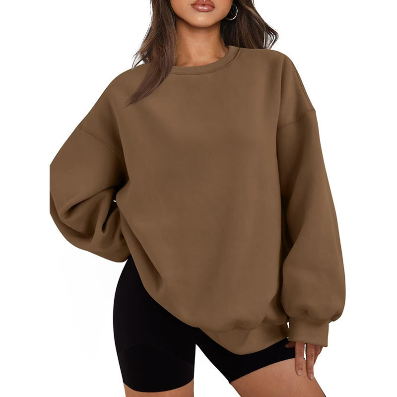 Maglione casual da donna oversize vestibilità morbida