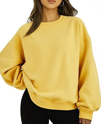 Maglione casual da donna oversize vestibilità morbida