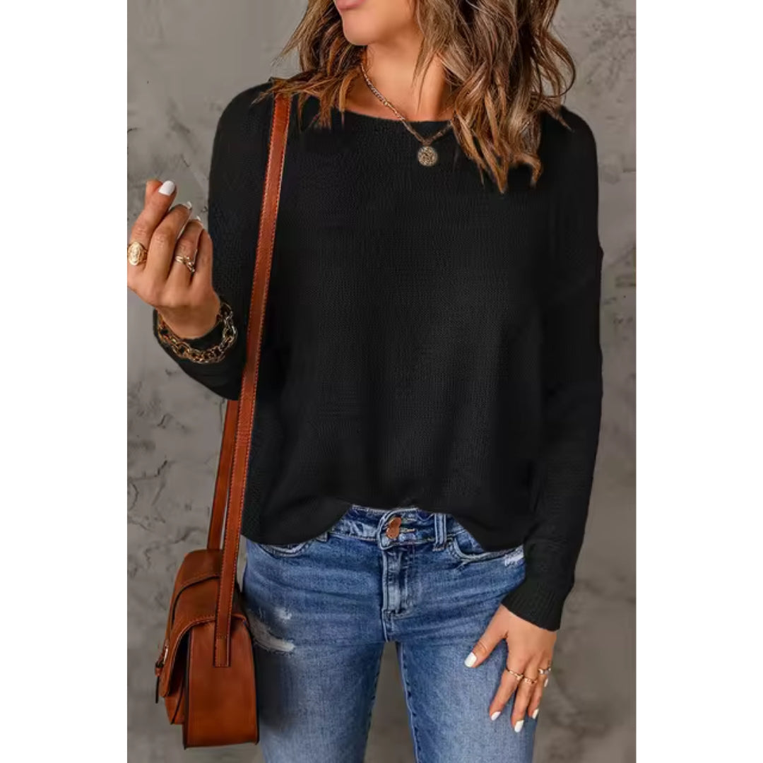 Maglione da donna in morbida maglia per un comfort senza tempo