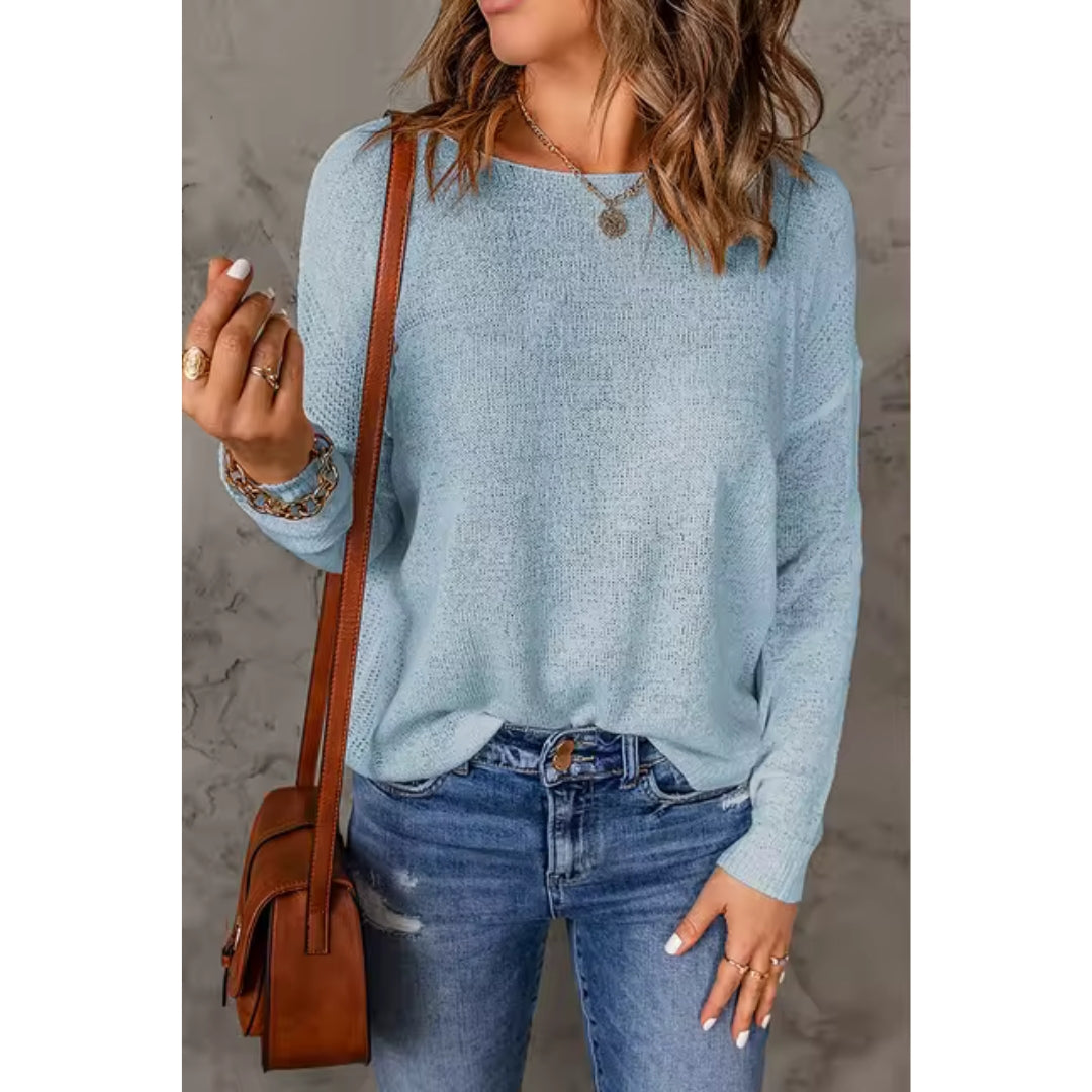 Maglione da donna in morbida maglia per un comfort senza tempo