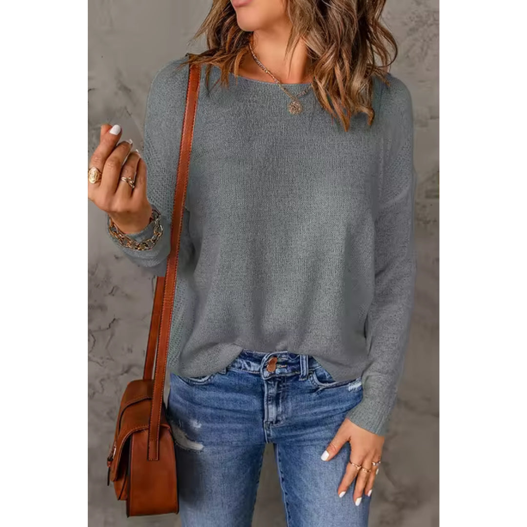 Maglione da donna in morbida maglia per un comfort senza tempo