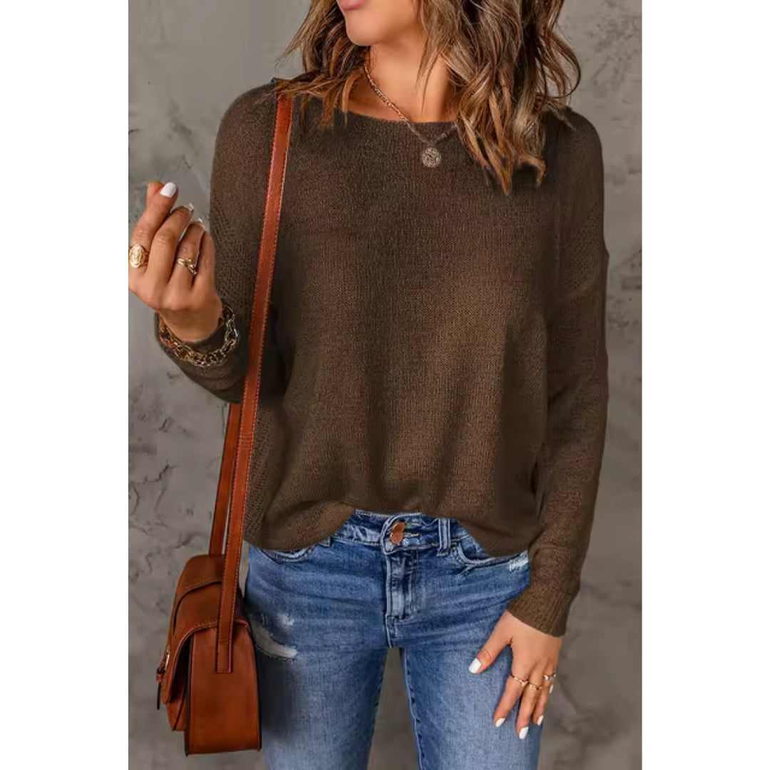 Maglione da donna in morbida maglia per un comfort senza tempo