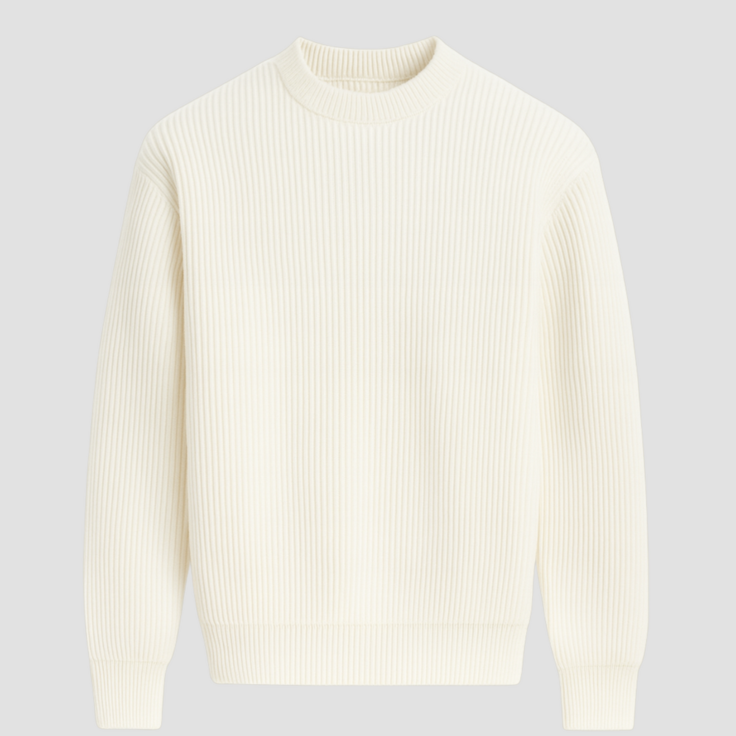 Maglione da uomo in maglia a coste